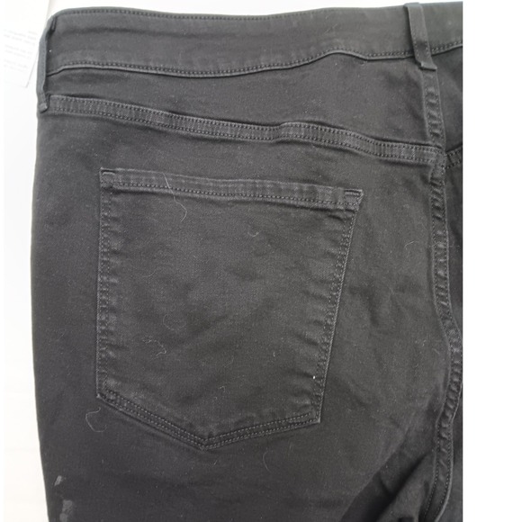 New with Tags Old Navy Rockstar Super Skinny Jeans Black Distressed Size 24 - Picture 17 of 17